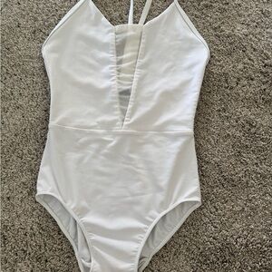Bullet Pointe white leotard - NWOT